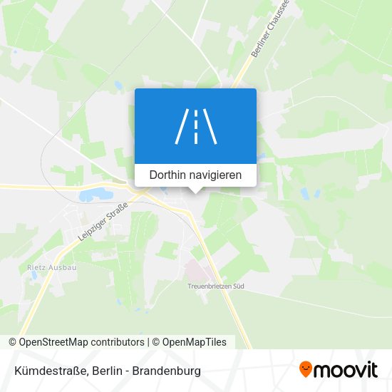 Kümdestraße Karte