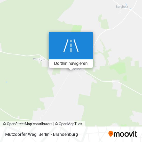 Mützdorfer Weg Karte