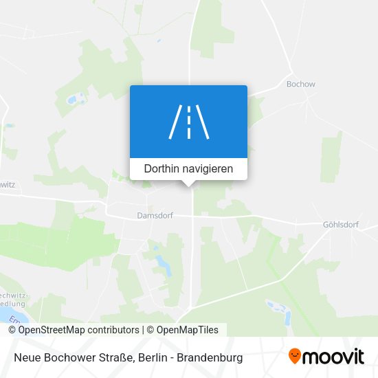Neue Bochower Straße Karte