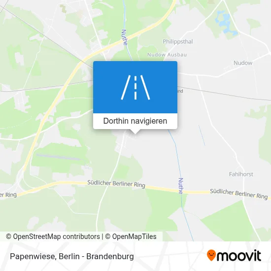 Papenwiese Karte