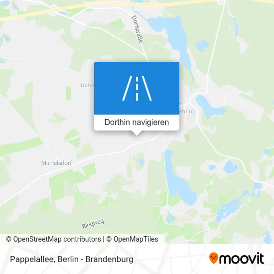 Pappelallee Karte