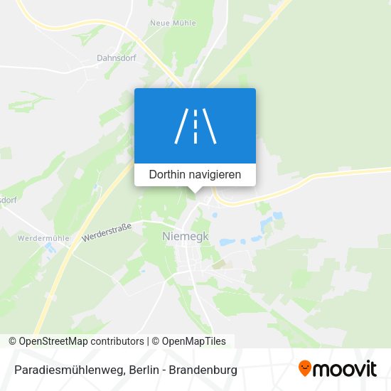 Paradiesmühlenweg Karte
