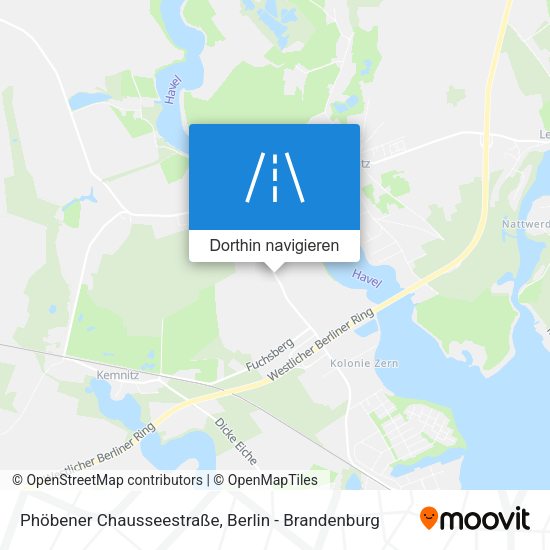 Phöbener Chausseestraße Karte