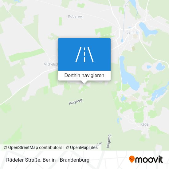 Rädeler Straße Karte