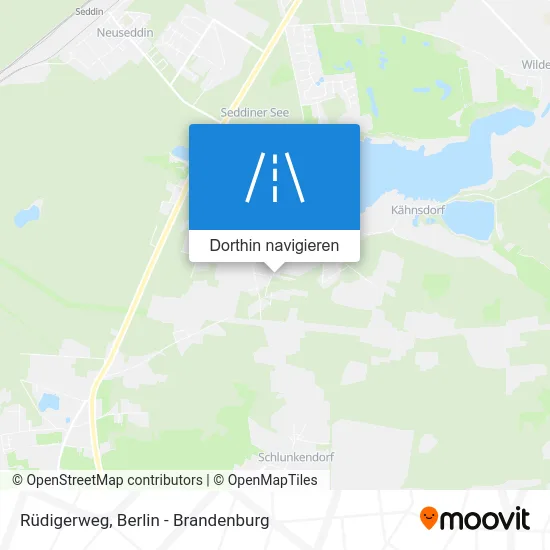 Rüdigerweg Karte