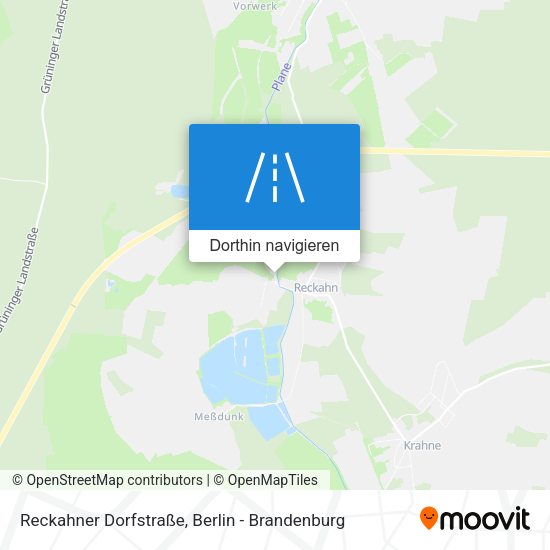 Reckahner Dorfstraße Karte