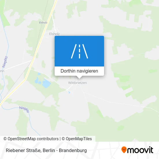 Riebener Straße Karte