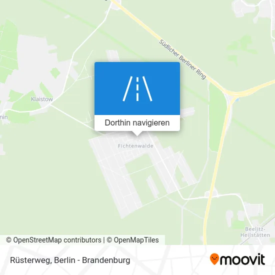 Rüsterweg Karte