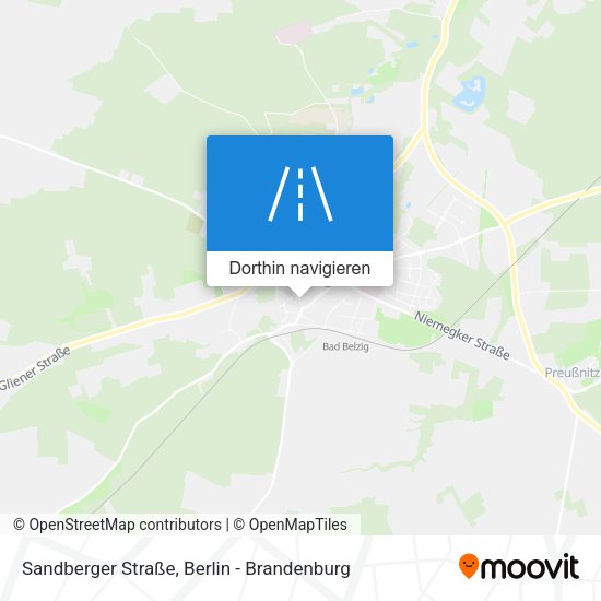 Sandberger Straße Karte