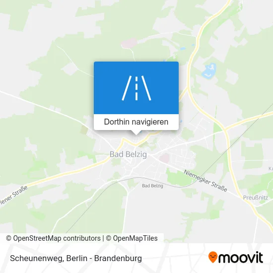 Scheunenweg Karte