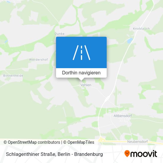 Schlagenthiner Straße Karte