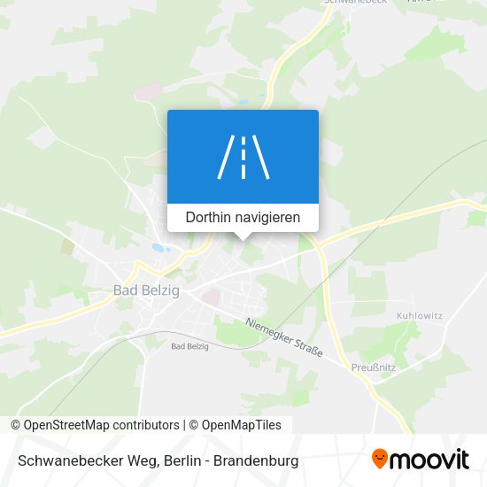 Schwanebecker Weg Karte