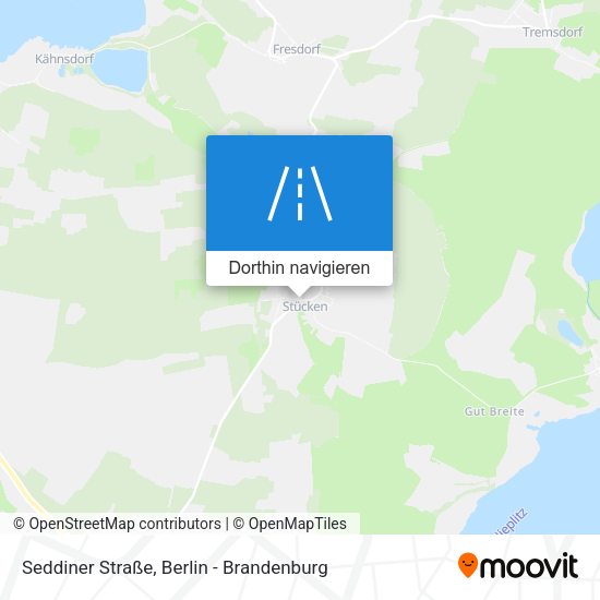 Seddiner Straße Karte