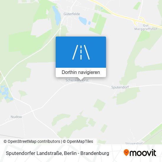 Sputendorfer Landstraße Karte