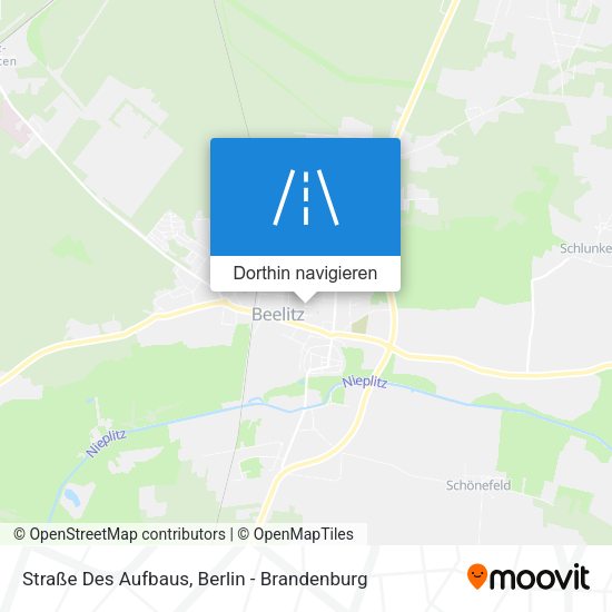 Straße Des Aufbaus Karte