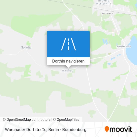 Warchauer Dorfstraße Karte