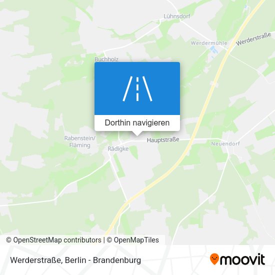 Werderstraße Karte