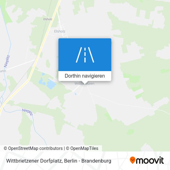 Wittbrietzener Dorfplatz Karte