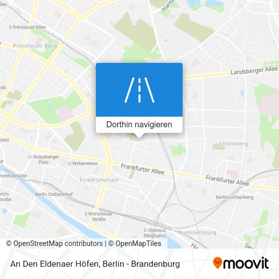 An Den Eldenaer Höfen Karte