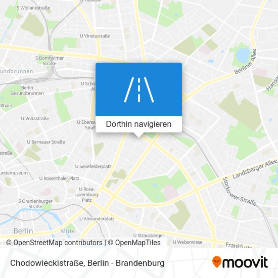 Chodowieckistraße Karte