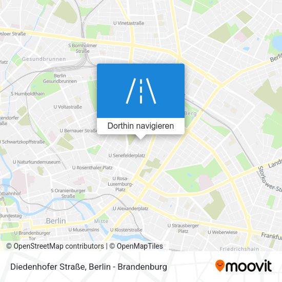 Diedenhofer Straße Karte