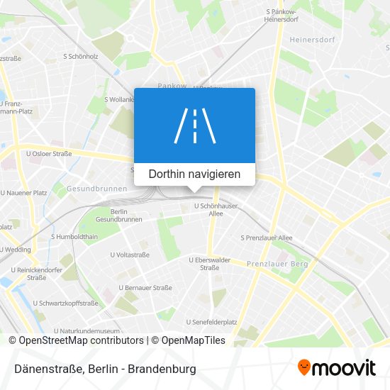 Dänenstraße Karte