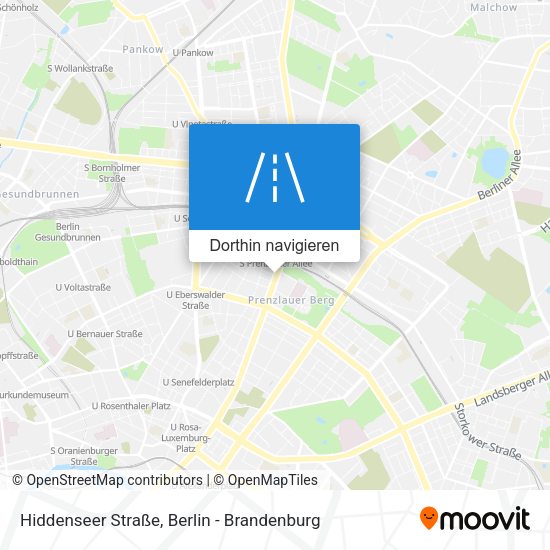 Hiddenseer Straße Karte