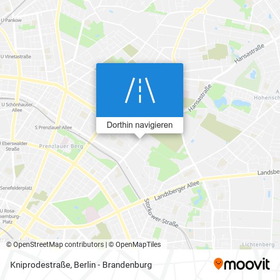Kniprodestraße Karte