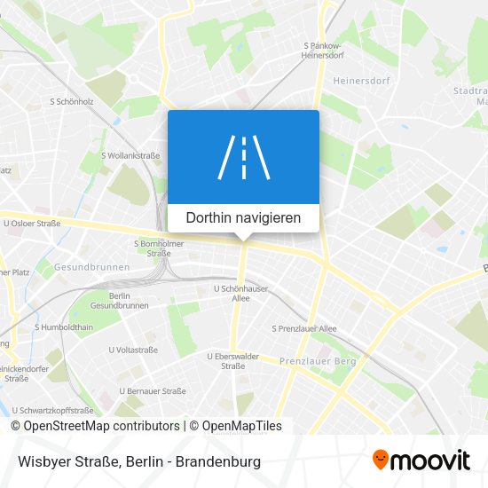 Wisbyer Straße Karte
