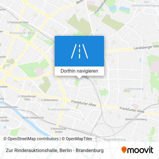 Zur Rinderauktionshalle Karte