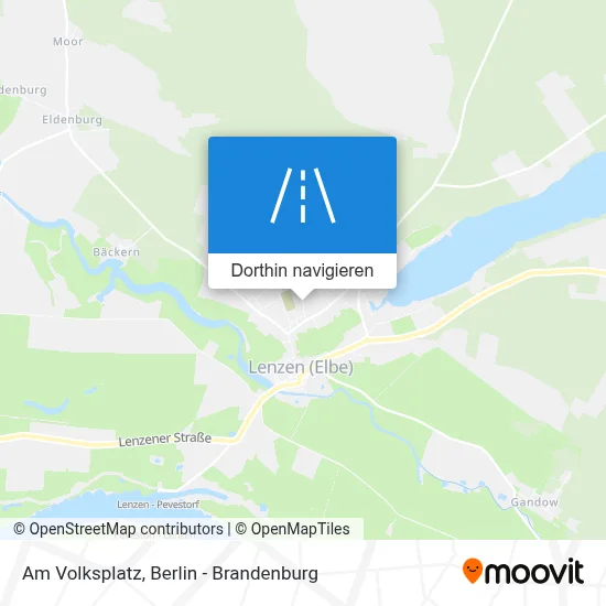 Am Volksplatz Karte