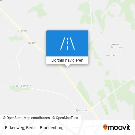 Birkenweg Karte