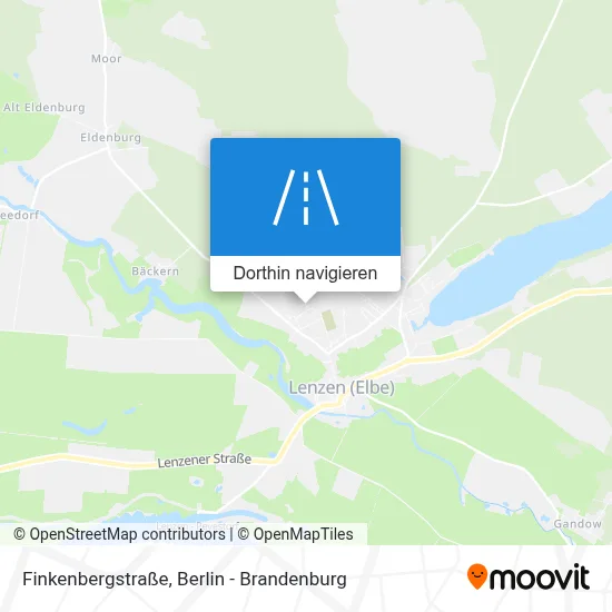 Finkenbergstraße Karte