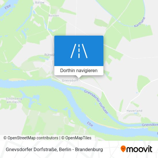 Gnevsdorfer Dorfstraße Karte