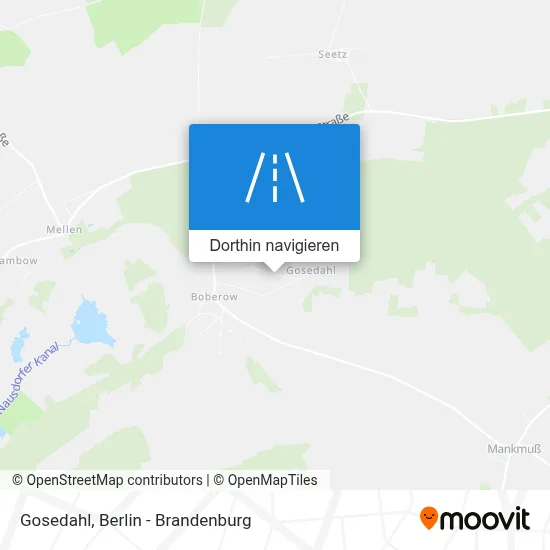 Gosedahl Karte