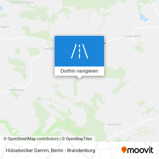 Hülsebecker Damm Karte