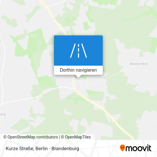 Kurze Straße Karte