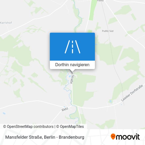 Mansfelder Straße Karte