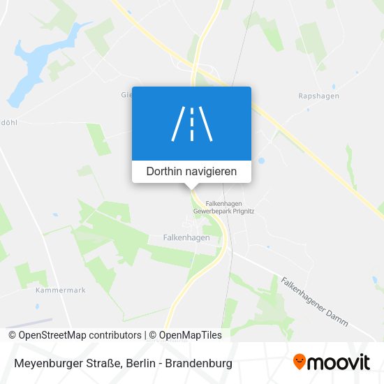 Meyenburger Straße Karte