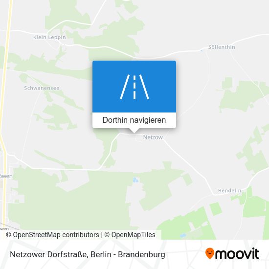Netzower Dorfstraße Karte