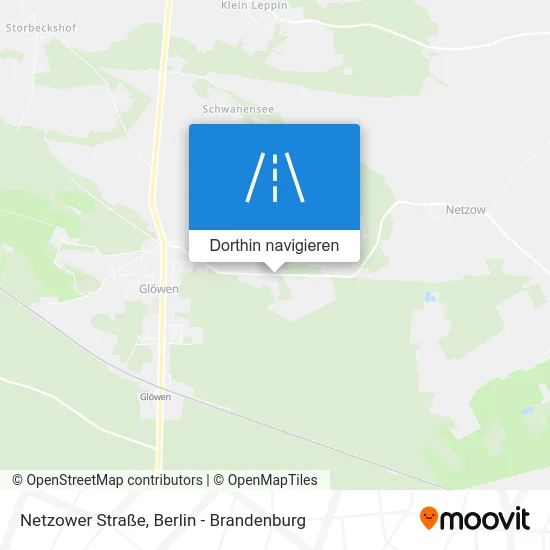 Netzower Straße Karte