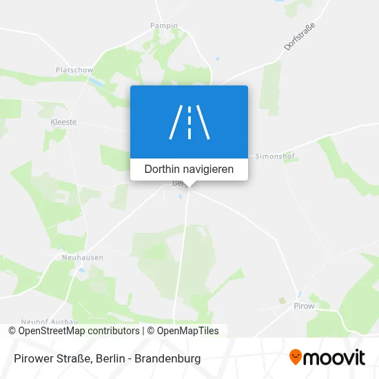 Pirower Straße Karte
