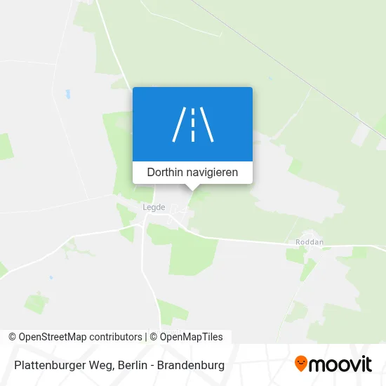 Plattenburger Weg Karte