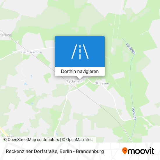 Reckenziner Dorfstraße Karte