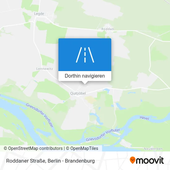 Roddaner Straße Karte