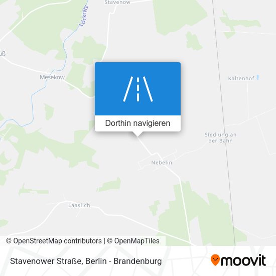 Stavenower Straße Karte