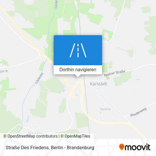 Straße Des Friedens Karte