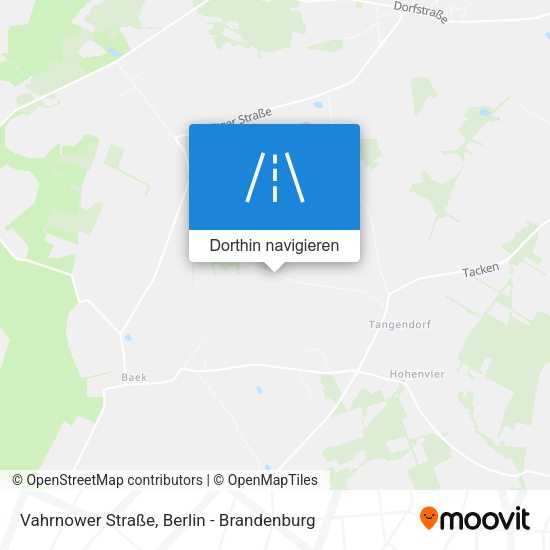 Vahrnower Straße Karte