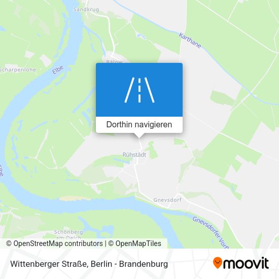 Wittenberger Straße Karte