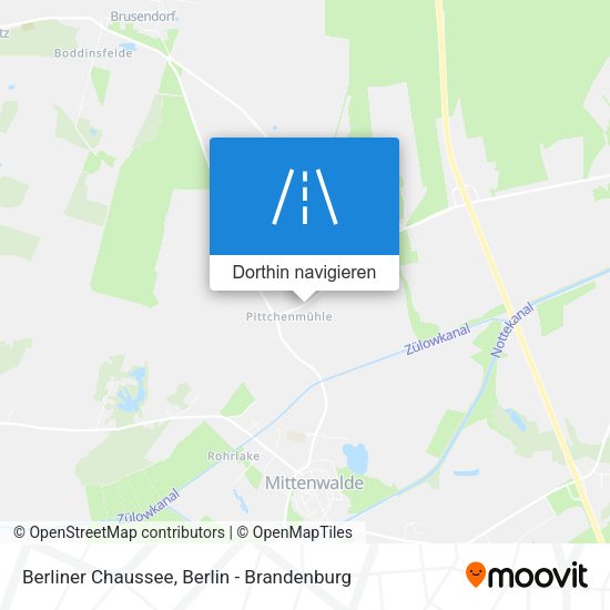 Berliner Chaussee Karte